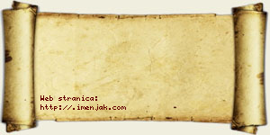 Mirjana Strinić vizit kartica